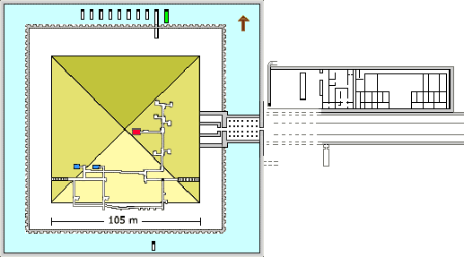  The pyramid of king Amenemhet III at Dahshur 