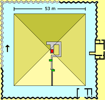  The south unfinished pyramid at Mazghuna 15 km south of Sakkara, possibly the tomb of Amenemhet IV 