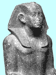  The only statue known of king Senwosret II 